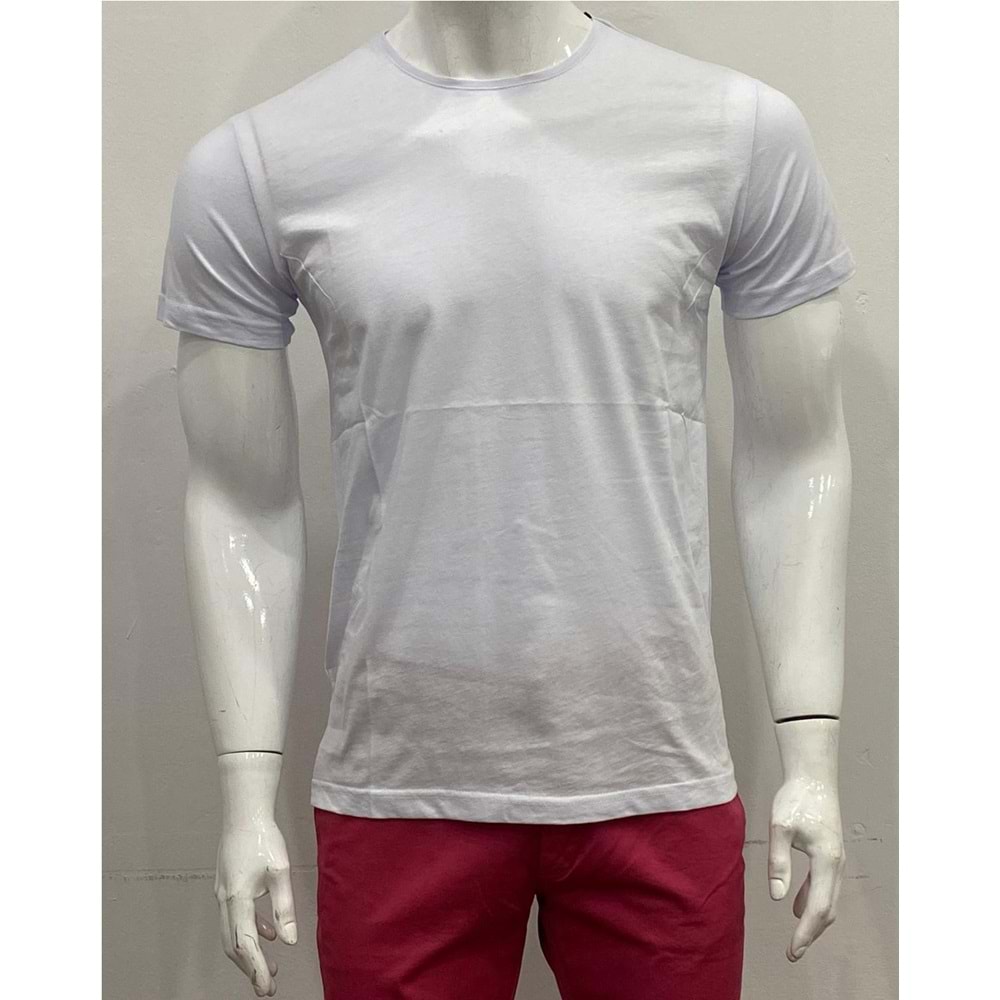 T-SHIRT - DYNAMO - YUVARLAK YAKA - BEYAZ - 2XL - ST00095-BEYAZ-2XL