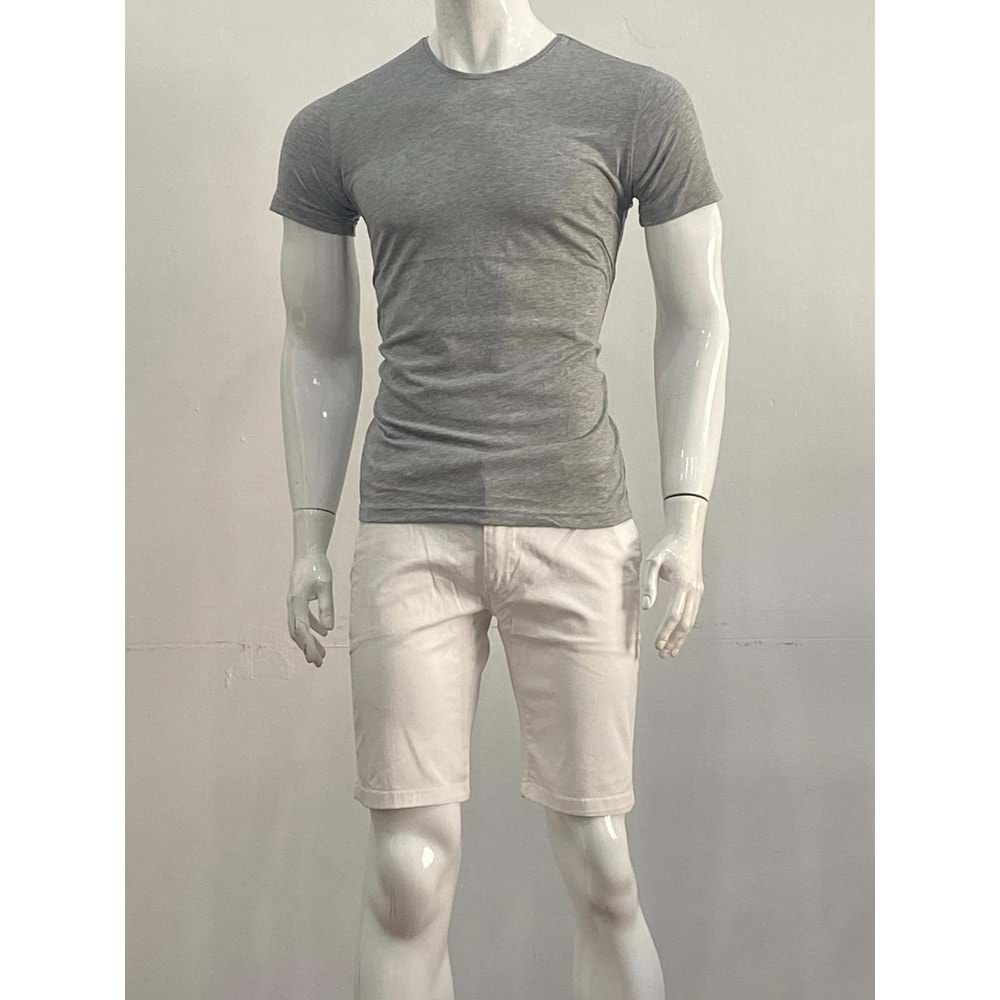 T-SHIRT - DYNAMO - YUVARLAK YAKA - GRİ - L - ST00095-GRİ-L