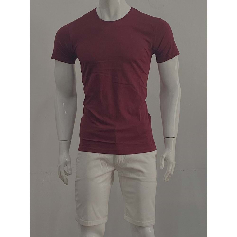 T-SHIRT - DYNAMO - YUVARLAK YAKA - MÜRDÜM - L - ST00095-MÜRDÜM-L