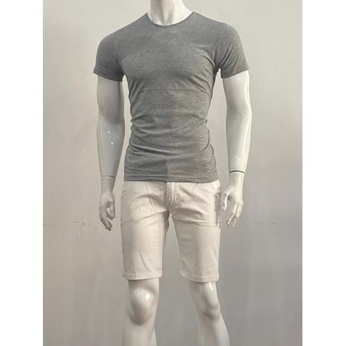 T-SHIRT - DYNAMO - YUVARLAK YAKA - GRİ - L - ST00095-GRİ-L