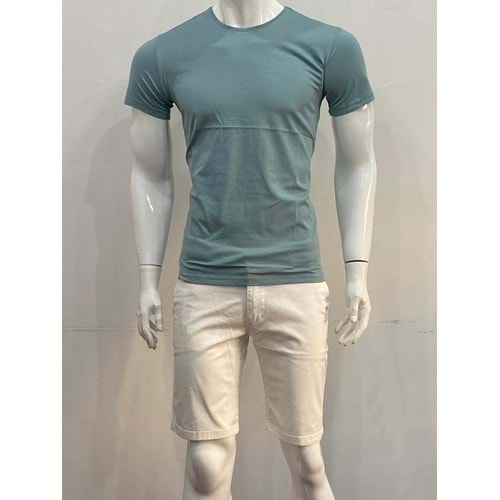 T-SHIRT - DYNAMO - YUVARLAK YAKA - MİNT - 2XL - ST00095-MİNT-2XL
