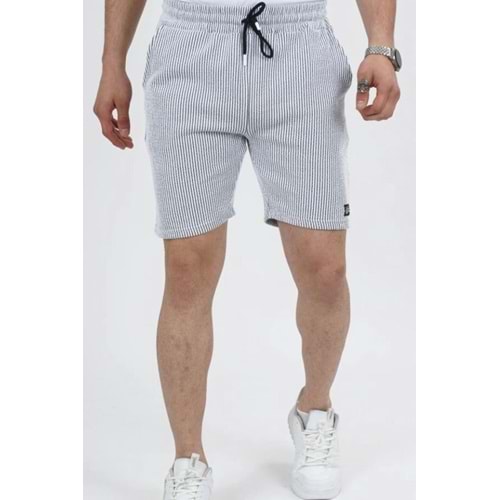 ŞORT - KAPRİ - DYNAMO - ŞORT ÇİZGİLİ - GRİ - 2XL - ST00096-GRİ-2XL