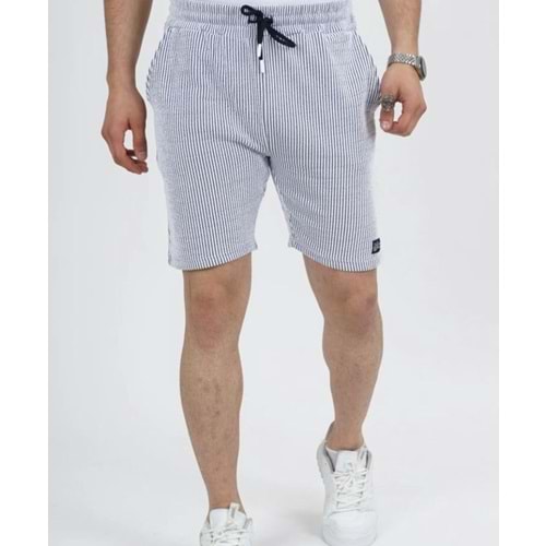 ŞORT - KAPRİ - DYNAMO - ŞORT ÇİZGİLİ - SİYAH-BEYAZ - XL - ST00096-SİYAH-BEYAZ-XL